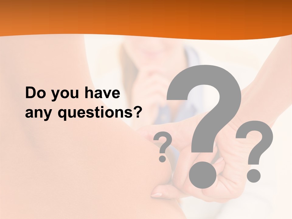 Naked Surgery Plastic PowerPoint Template