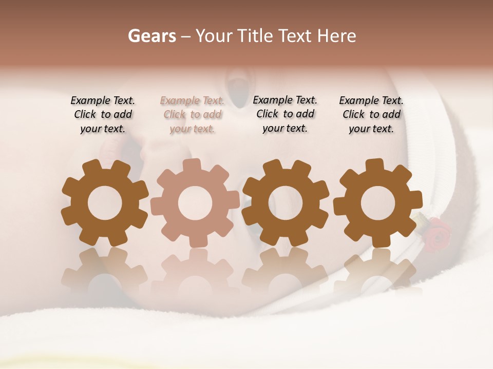 Happiness Soft Hands PowerPoint Template