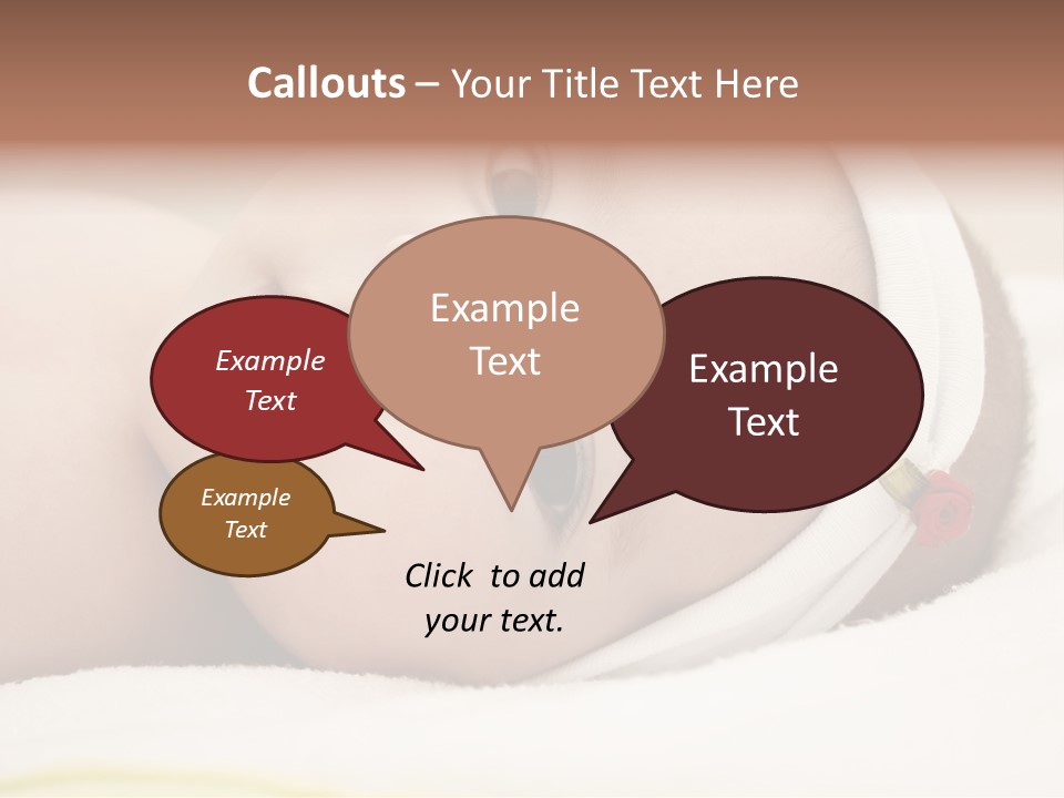 Happiness Soft Hands PowerPoint Template