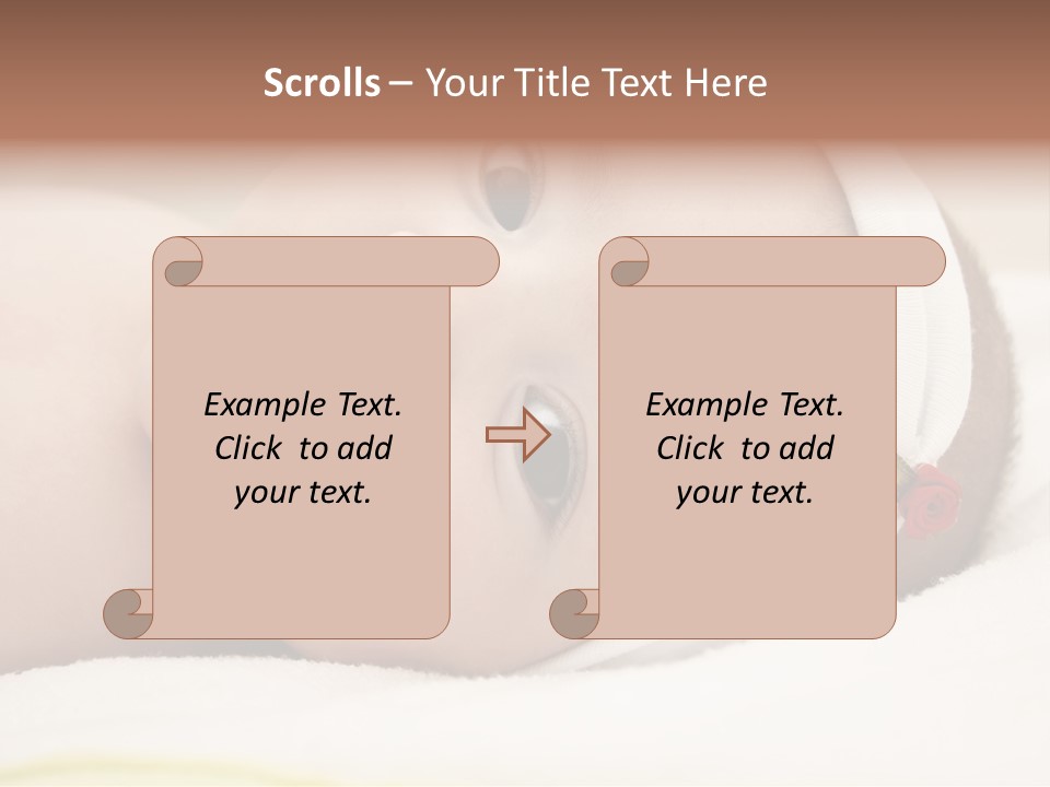 Happiness Soft Hands PowerPoint Template