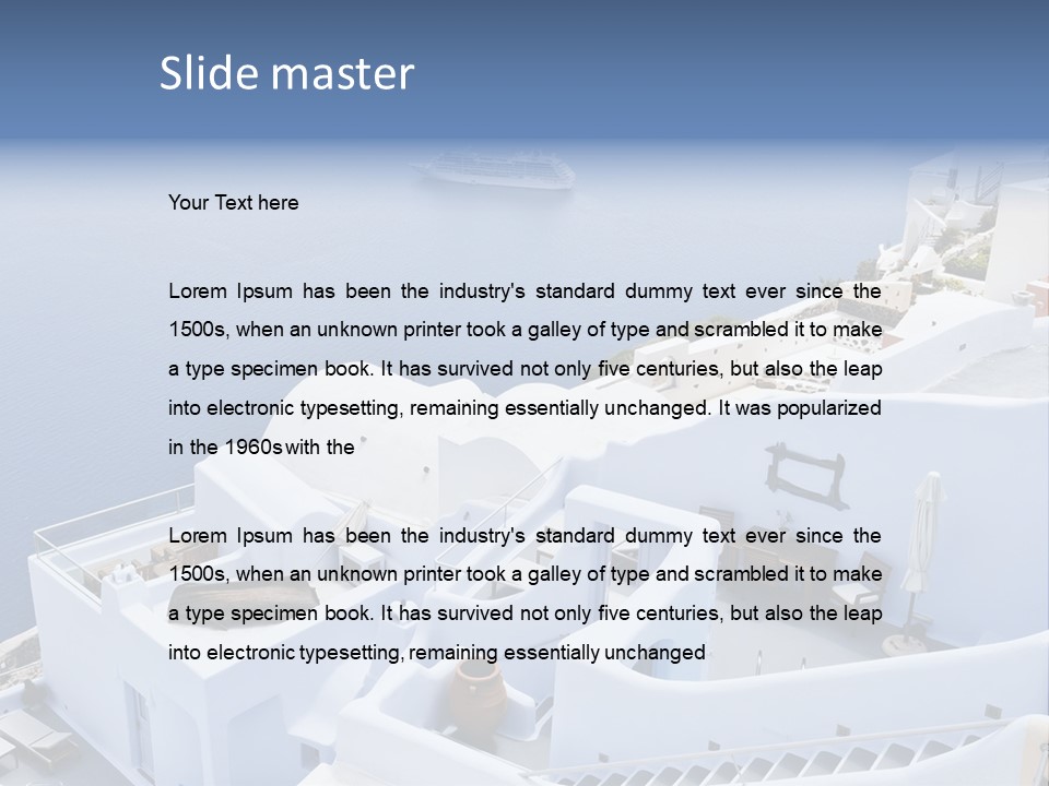 Nature Panorama Travel PowerPoint Template