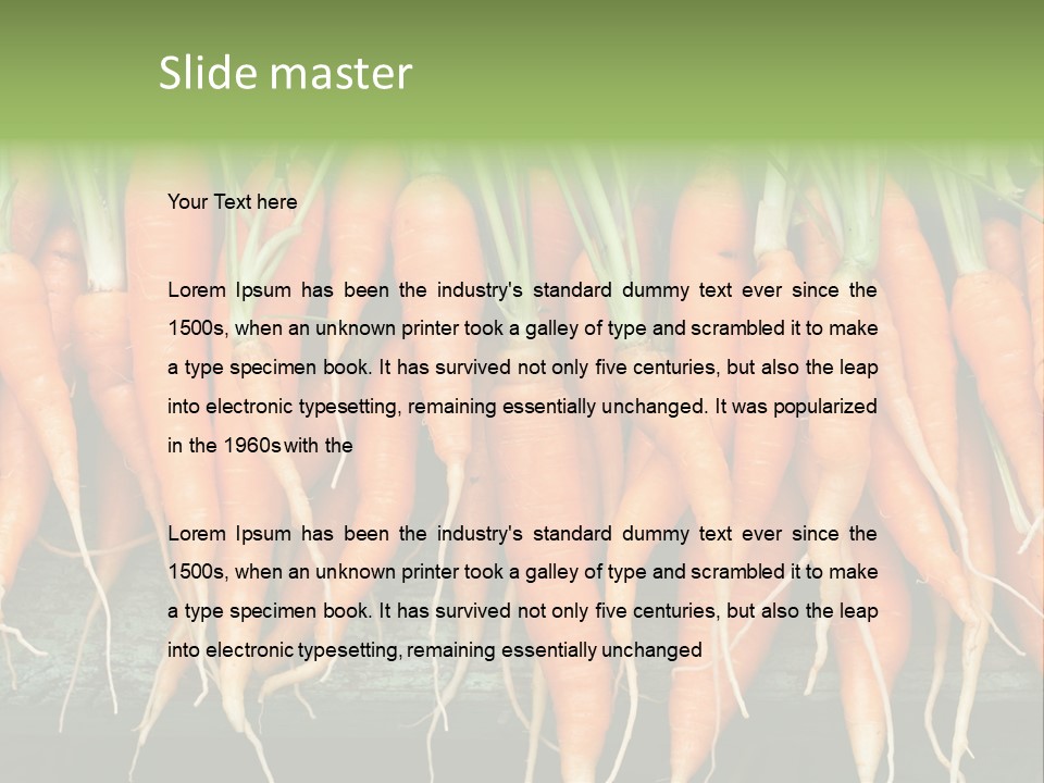 Bunch Plant Nutrition PowerPoint Template