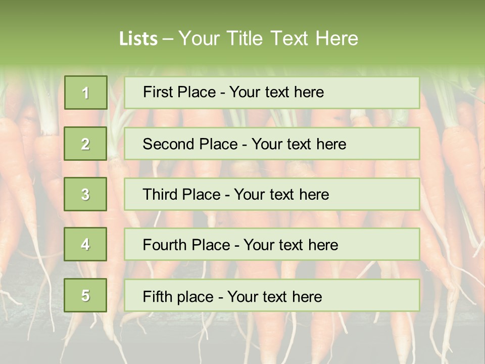 Bunch Plant Nutrition PowerPoint Template
