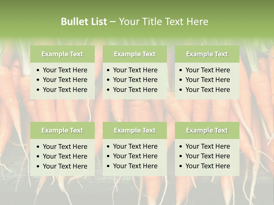 Bunch Plant Nutrition PowerPoint Template