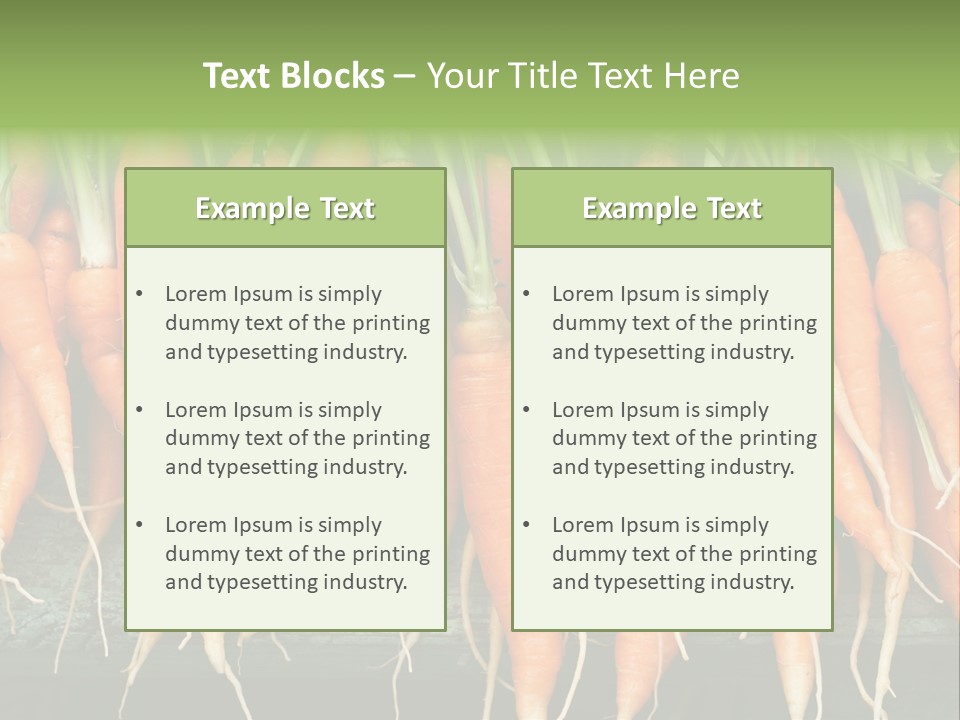 Bunch Plant Nutrition PowerPoint Template