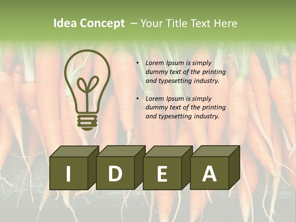 Bunch Plant Nutrition PowerPoint Template