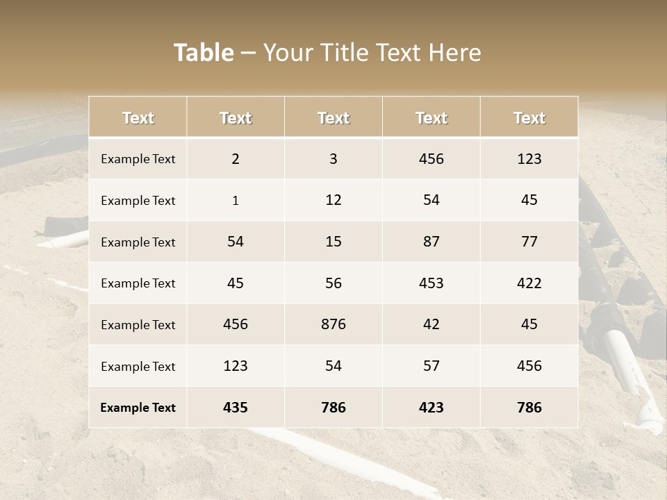 Pollution Elimination Rural PowerPoint Template