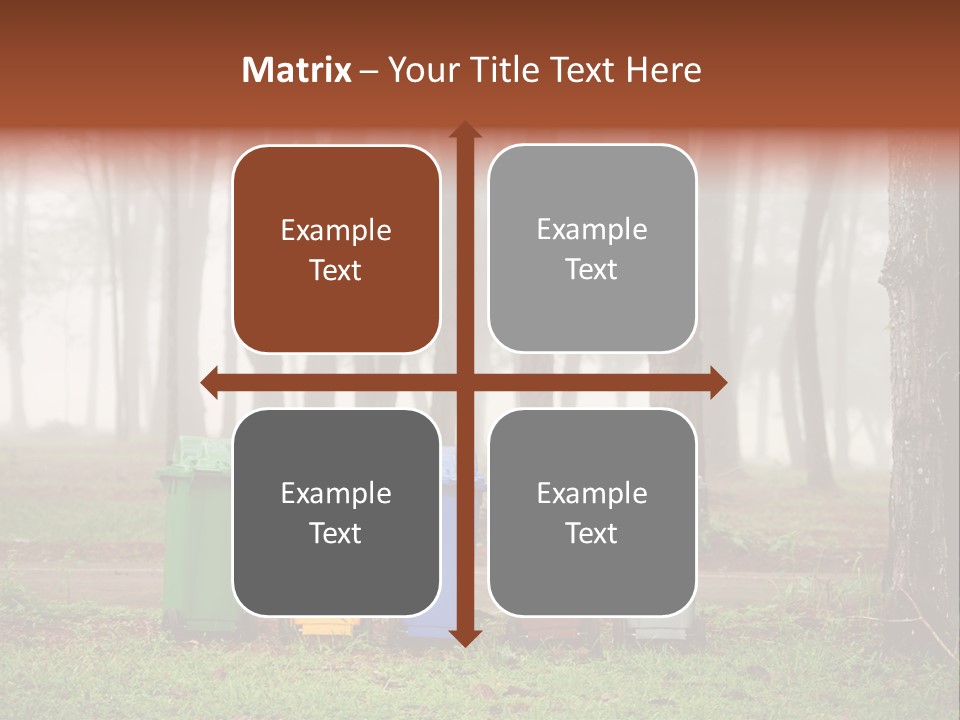 Dump Bin Forest PowerPoint Template