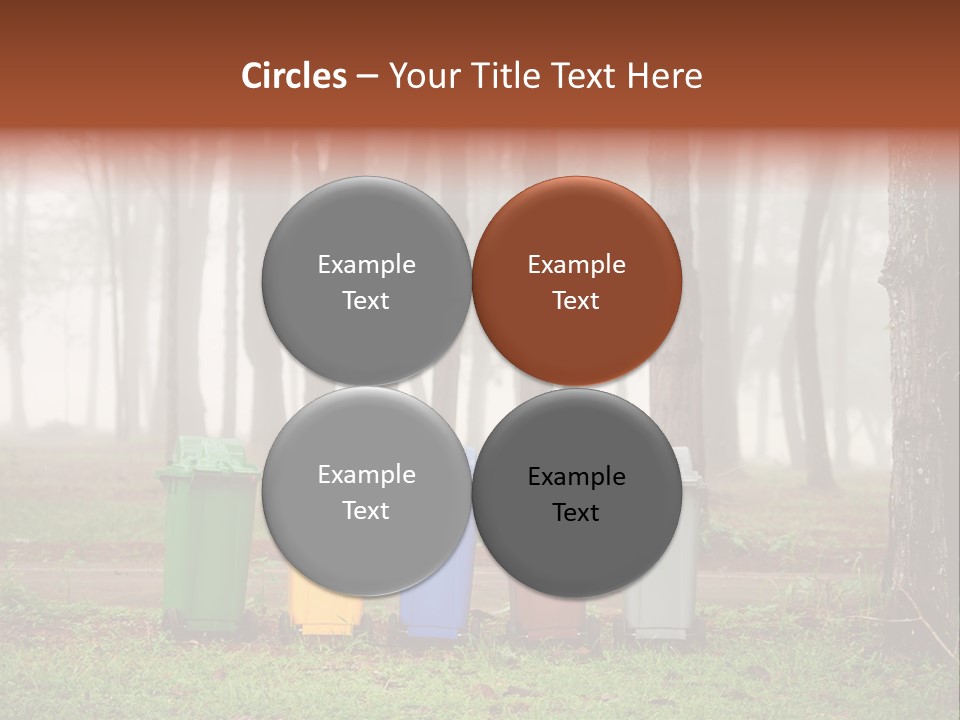 Dump Bin Forest PowerPoint Template