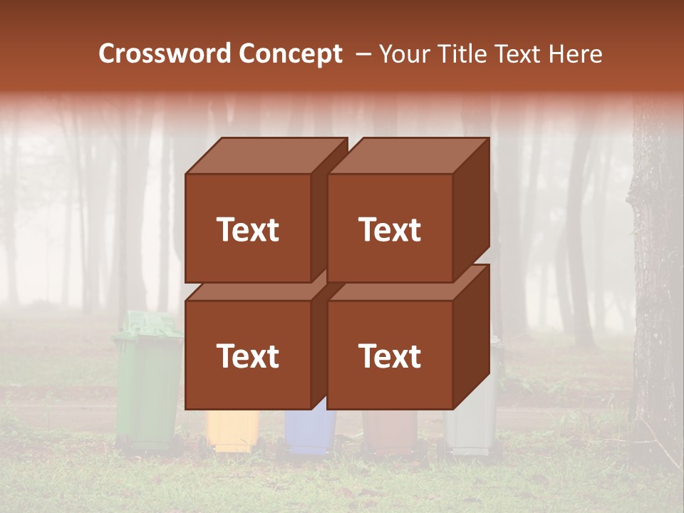 Dump Bin Forest PowerPoint Template