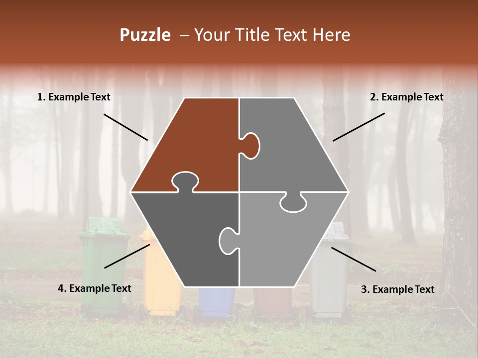 Dump Bin Forest PowerPoint Template