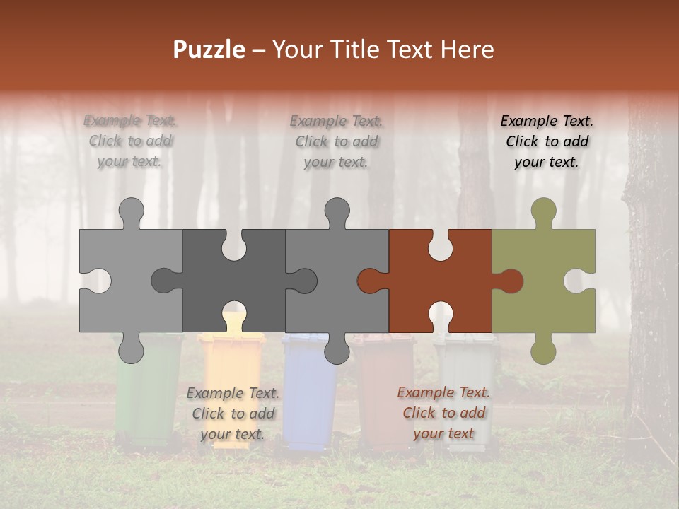 Dump Bin Forest PowerPoint Template