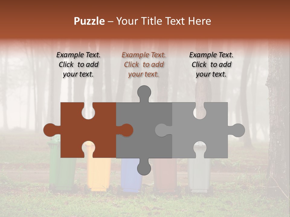 Dump Bin Forest PowerPoint Template