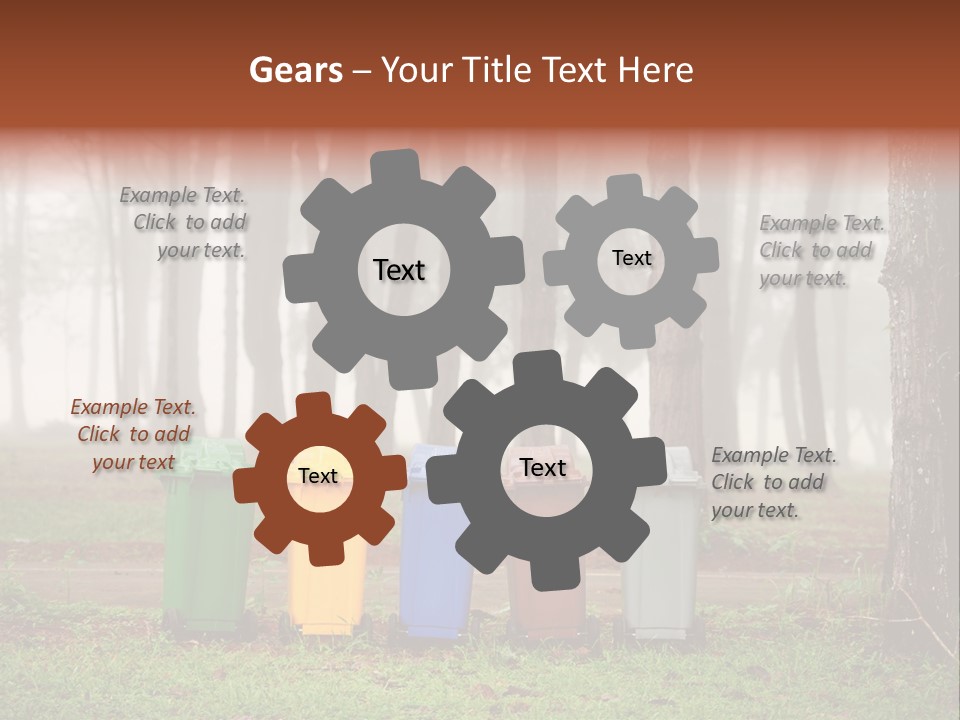 Dump Bin Forest PowerPoint Template