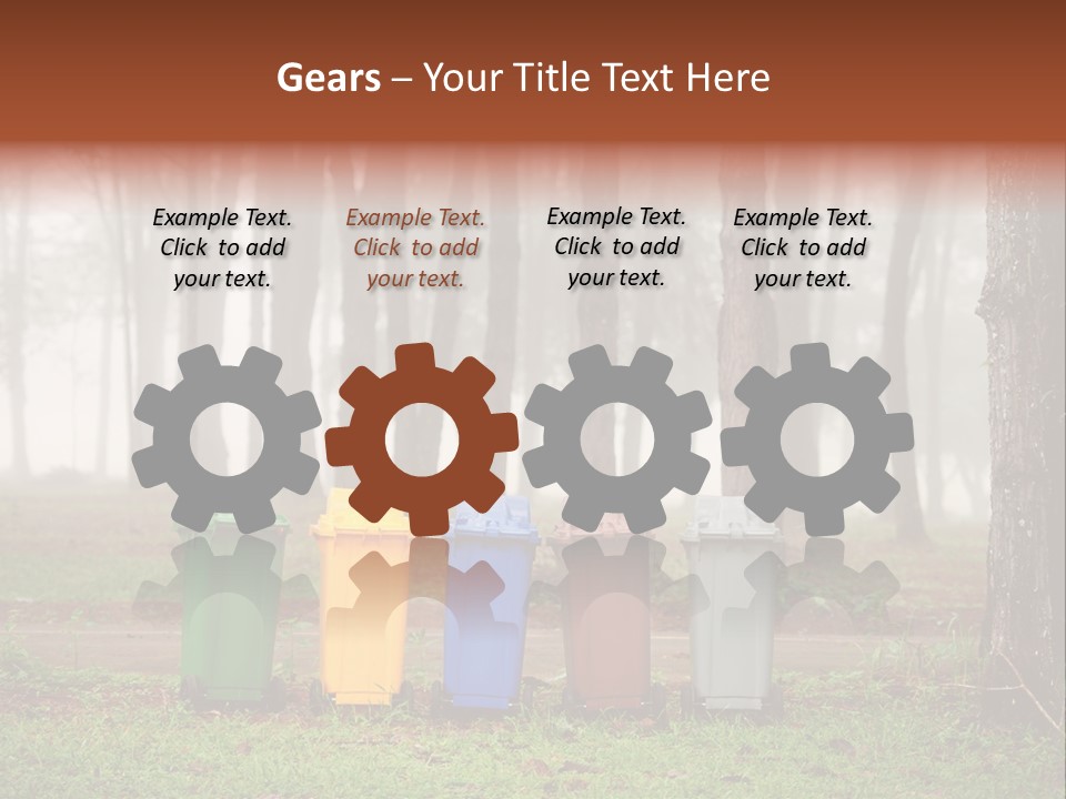 Dump Bin Forest PowerPoint Template