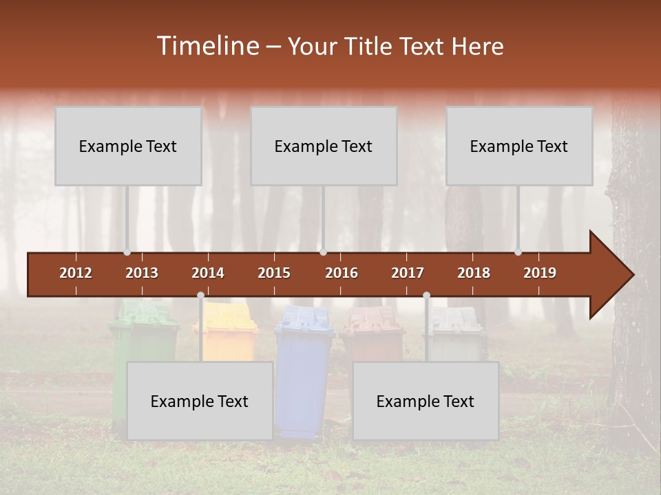 Dump Bin Forest PowerPoint Template