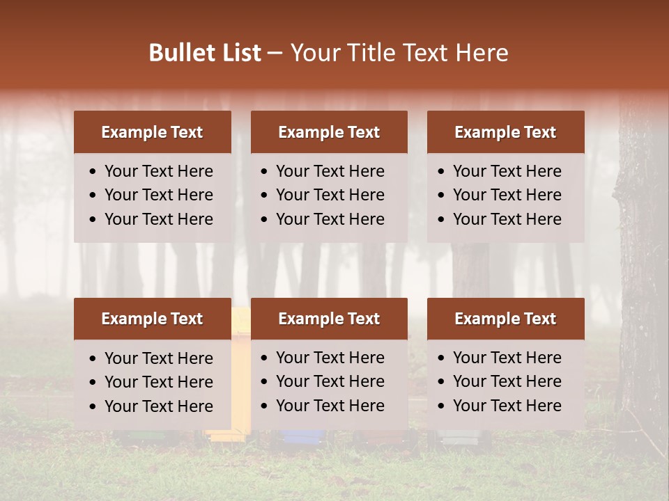 Dump Bin Forest PowerPoint Template