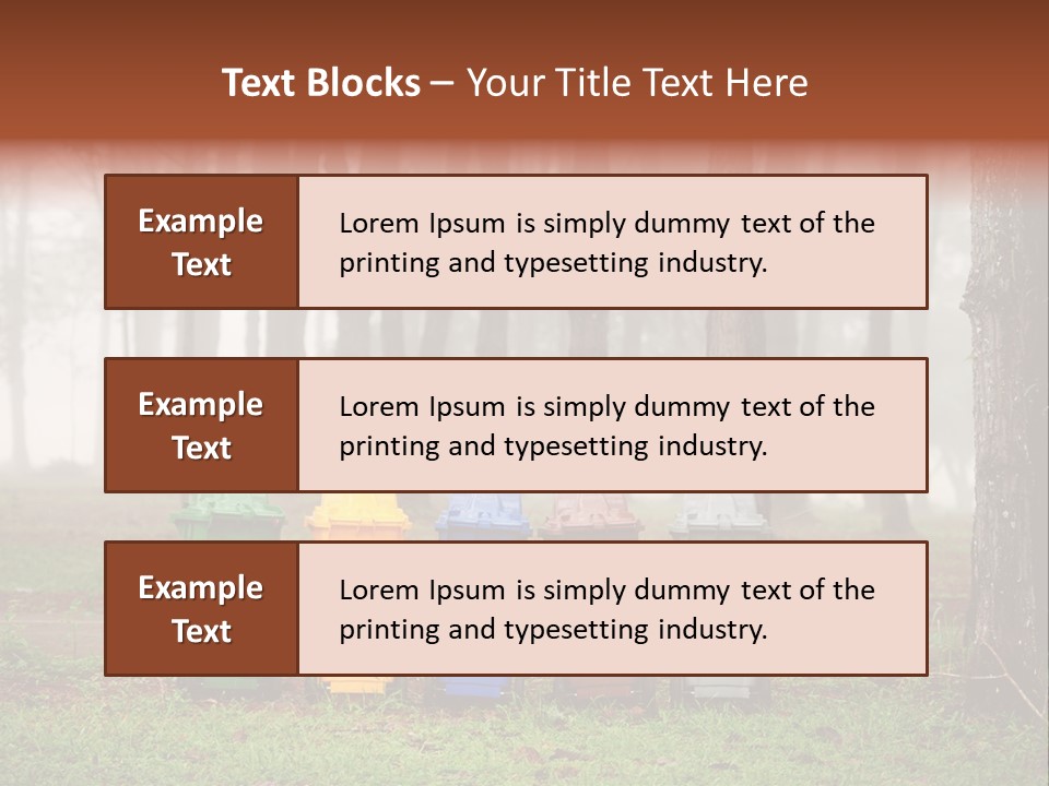 Dump Bin Forest PowerPoint Template