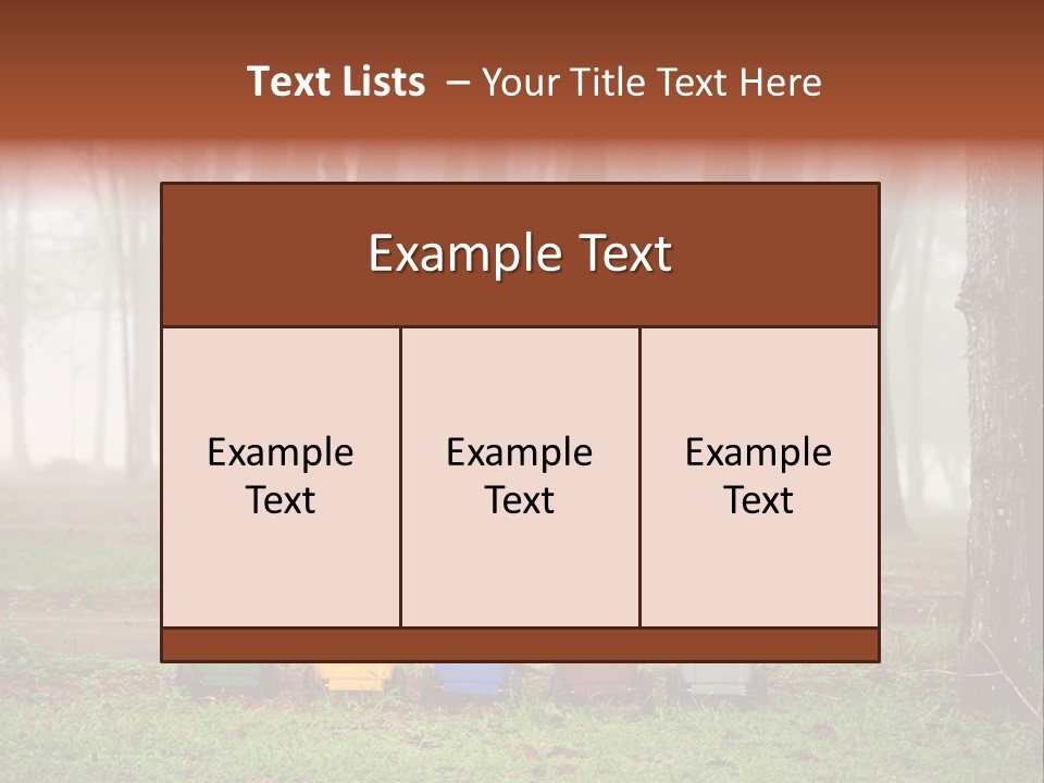 Dump Bin Forest PowerPoint Template