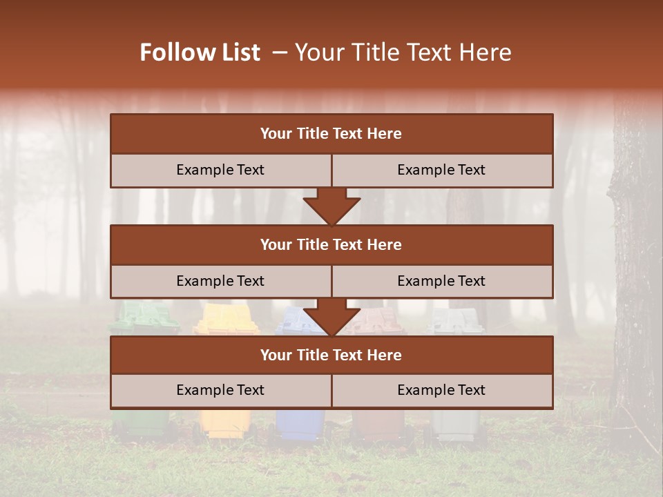 Dump Bin Forest PowerPoint Template