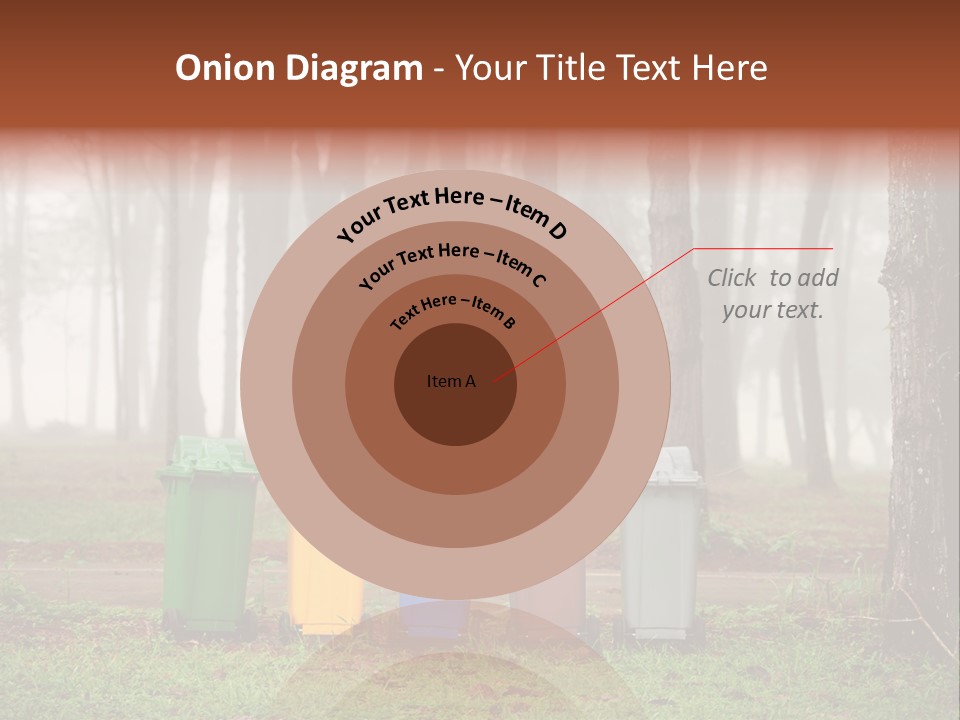 Dump Bin Forest PowerPoint Template