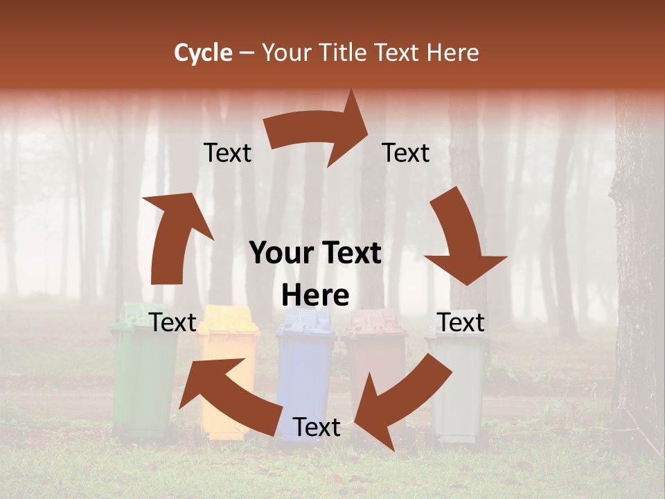 Dump Bin Forest PowerPoint Template