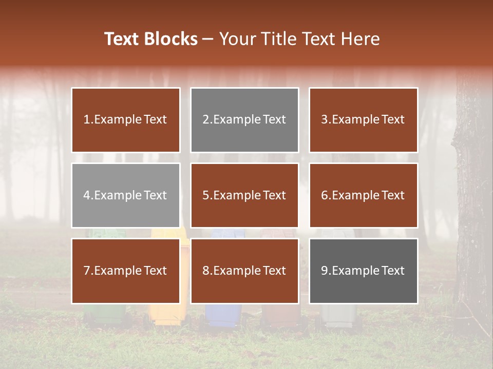 Dump Bin Forest PowerPoint Template