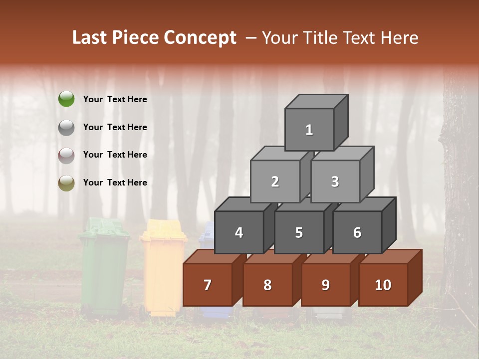 Dump Bin Forest PowerPoint Template