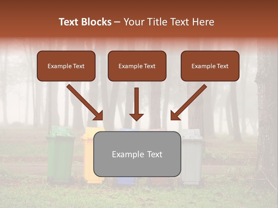 Dump Bin Forest PowerPoint Template