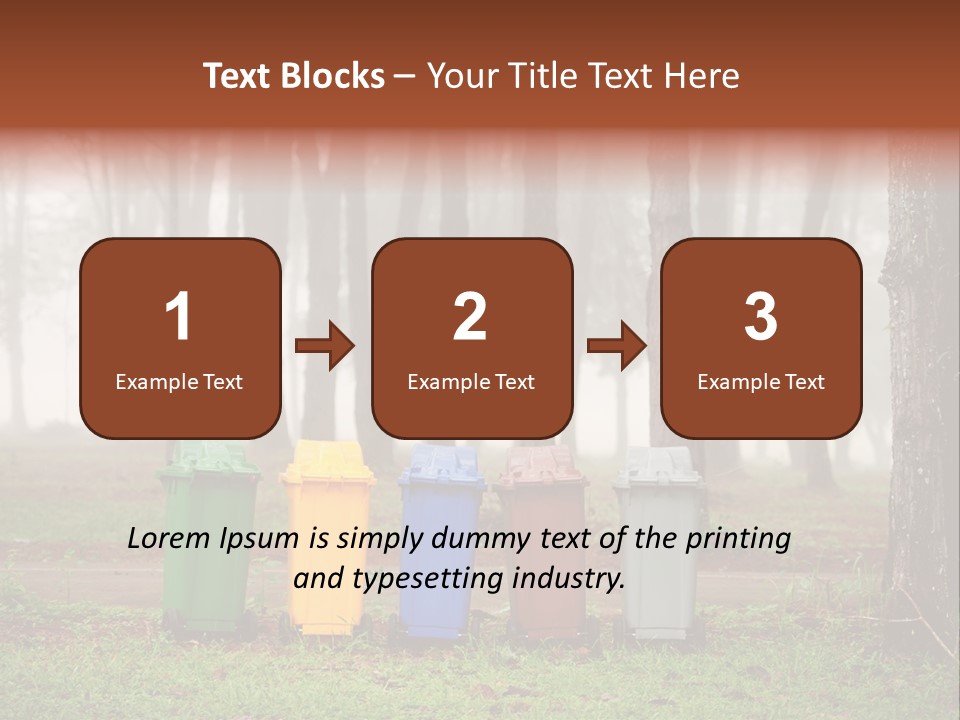 Dump Bin Forest PowerPoint Template