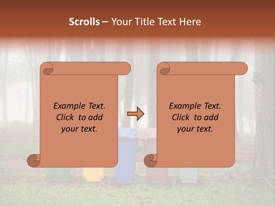 Dump Bin Forest PowerPoint Template