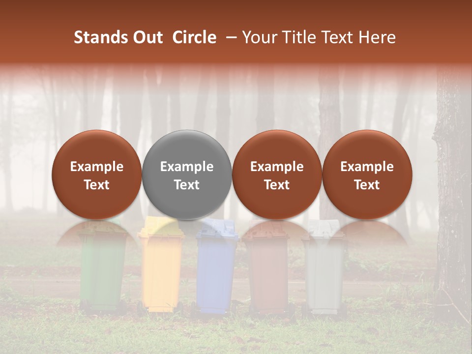 Dump Bin Forest PowerPoint Template