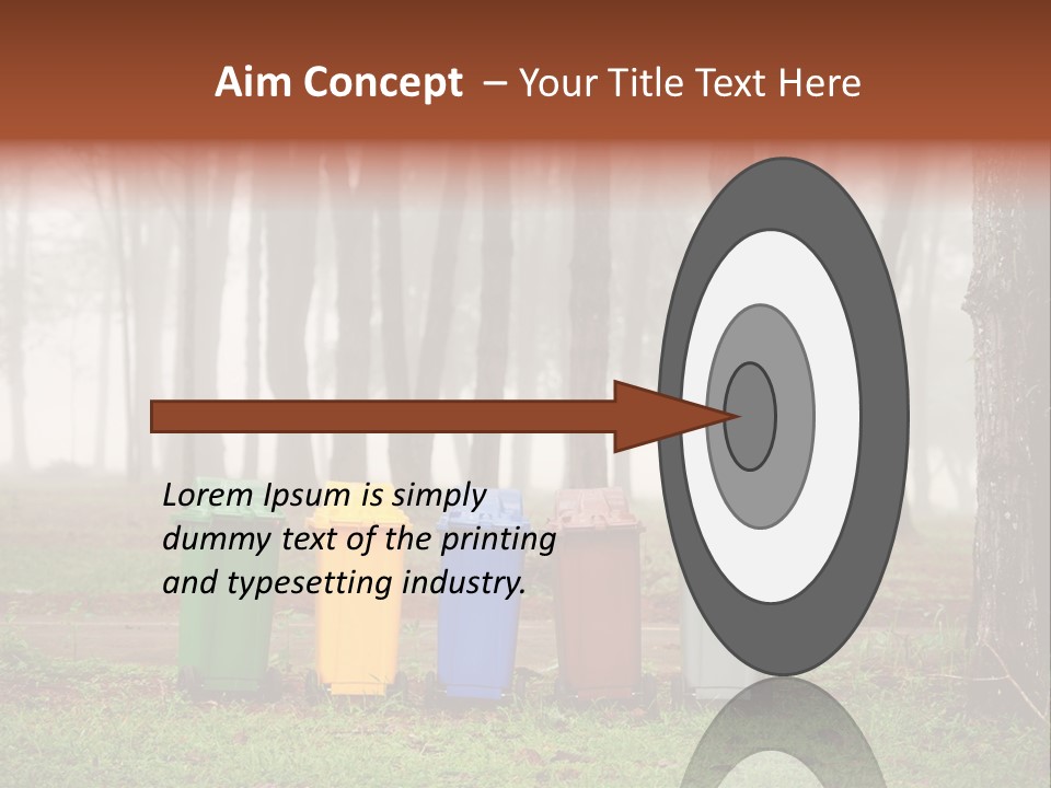 Dump Bin Forest PowerPoint Template