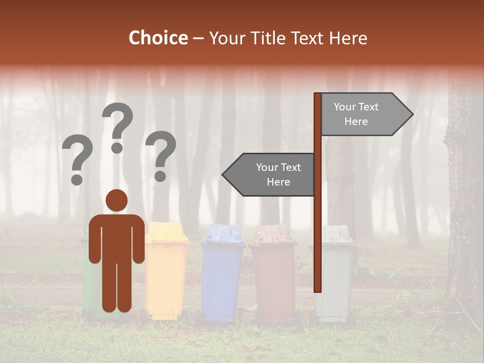 Dump Bin Forest PowerPoint Template