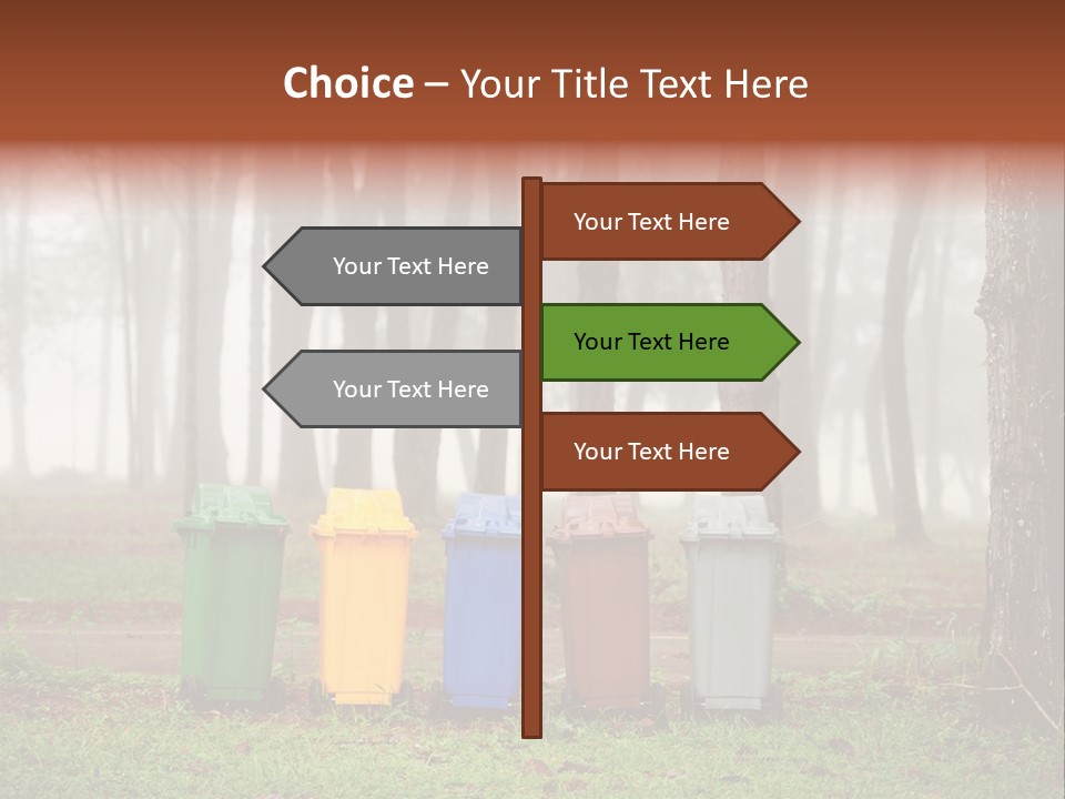 Dump Bin Forest PowerPoint Template