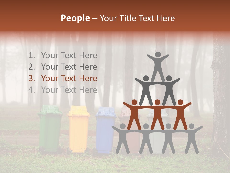 Dump Bin Forest PowerPoint Template