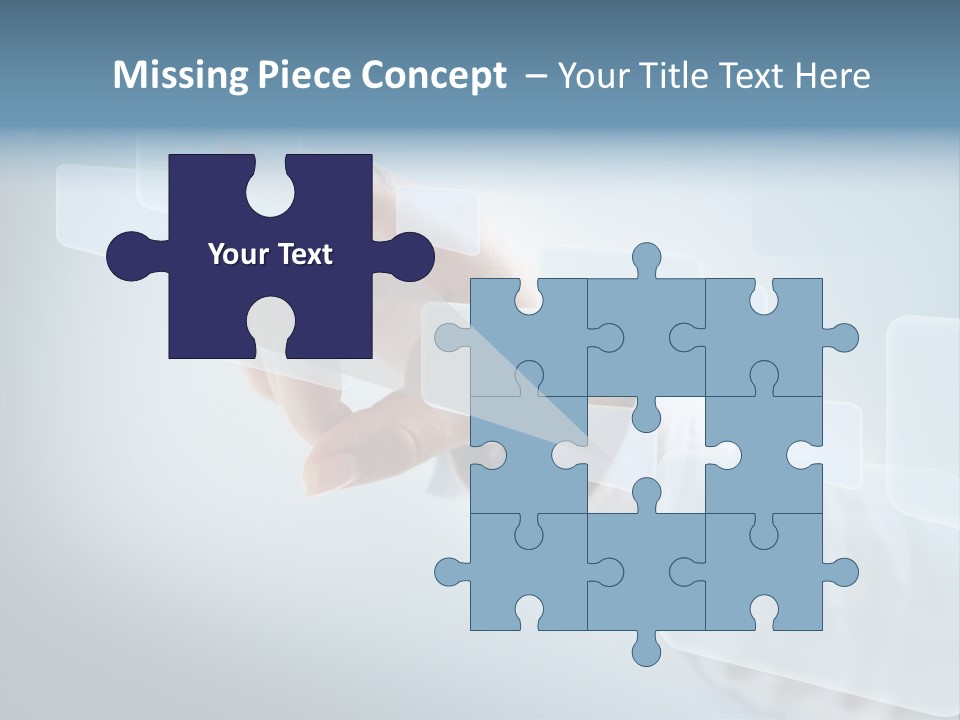 Push Futuristic Virtual PowerPoint Template