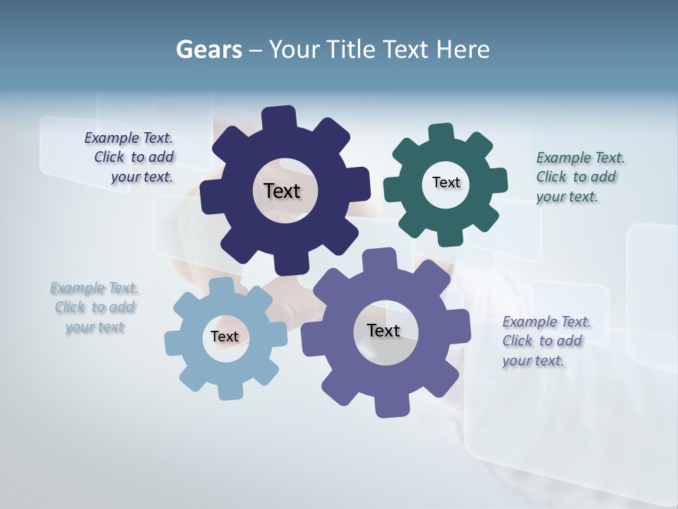 Push Futuristic Virtual PowerPoint Template