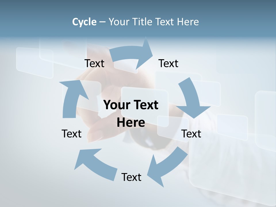 Push Futuristic Virtual PowerPoint Template