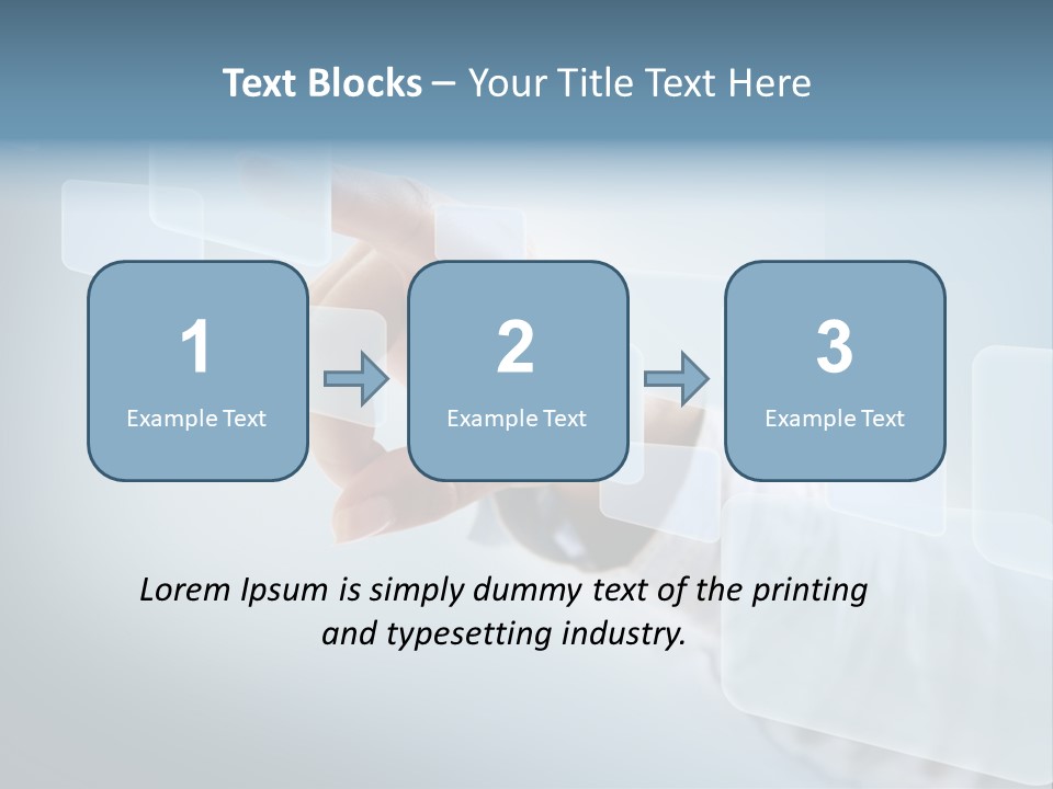 Push Futuristic Virtual PowerPoint Template