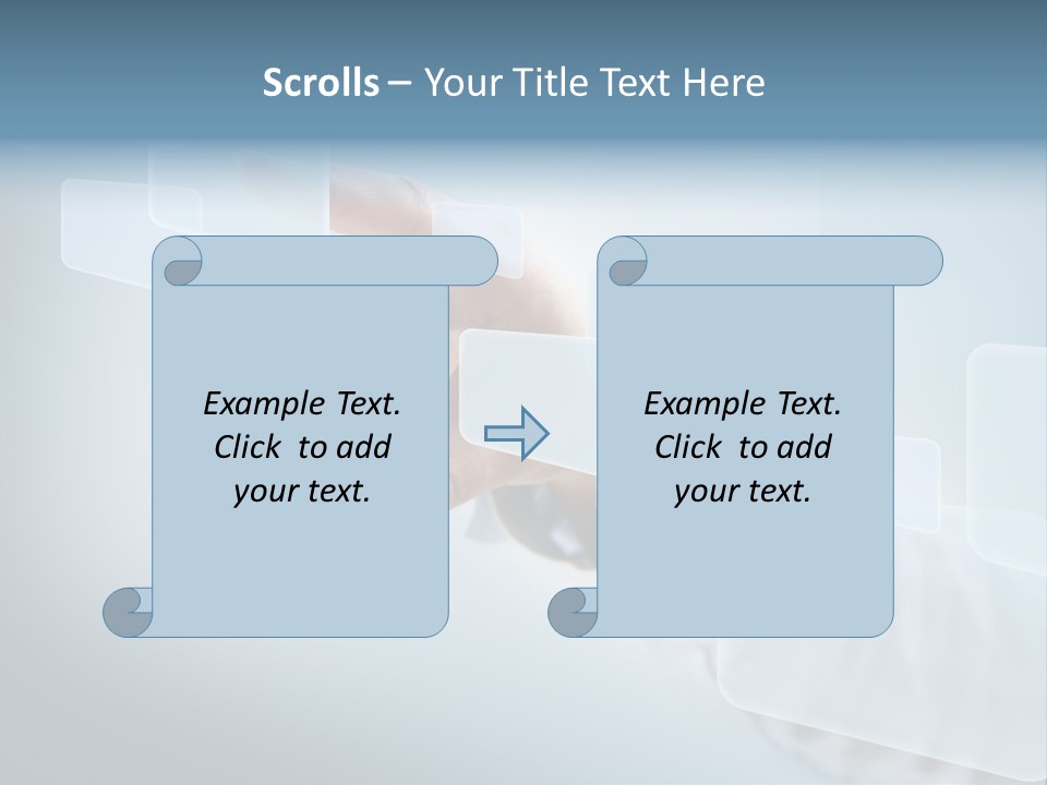 Push Futuristic Virtual PowerPoint Template