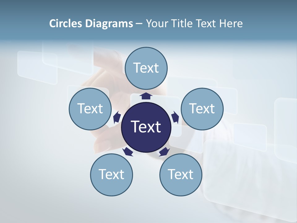 Push Futuristic Virtual PowerPoint Template