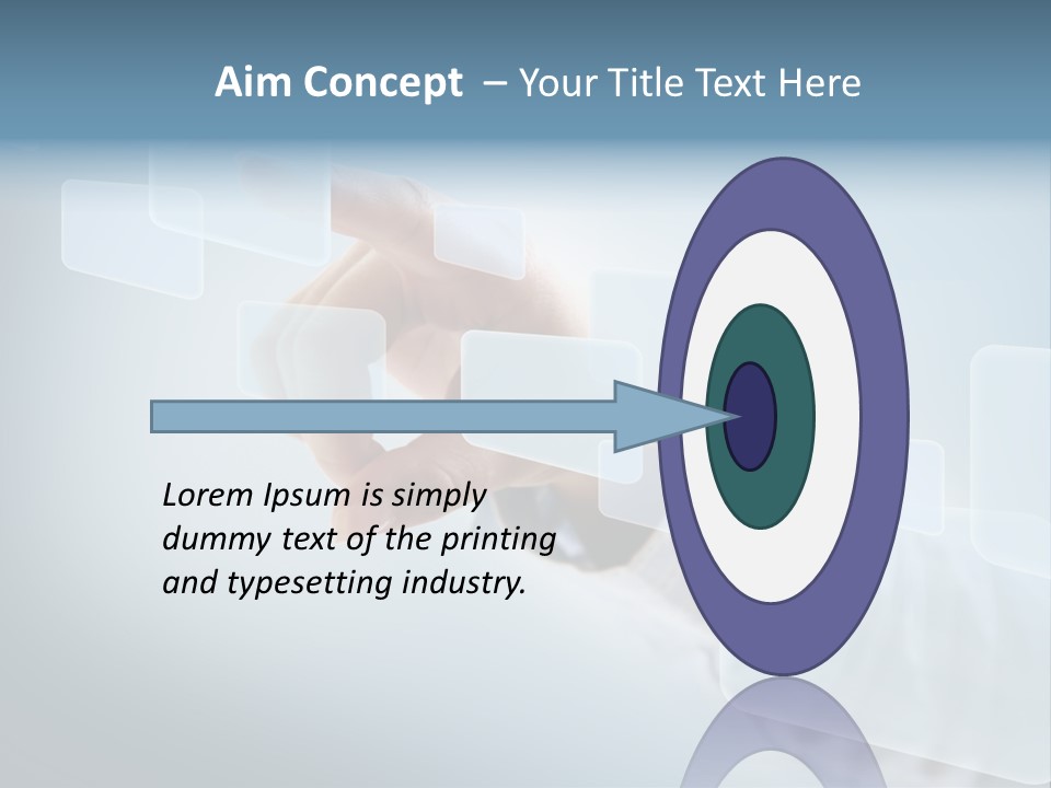 Push Futuristic Virtual PowerPoint Template