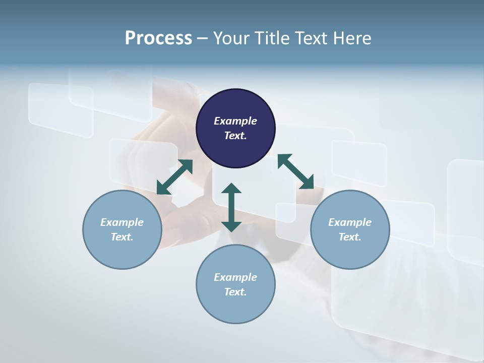 Push Futuristic Virtual PowerPoint Template