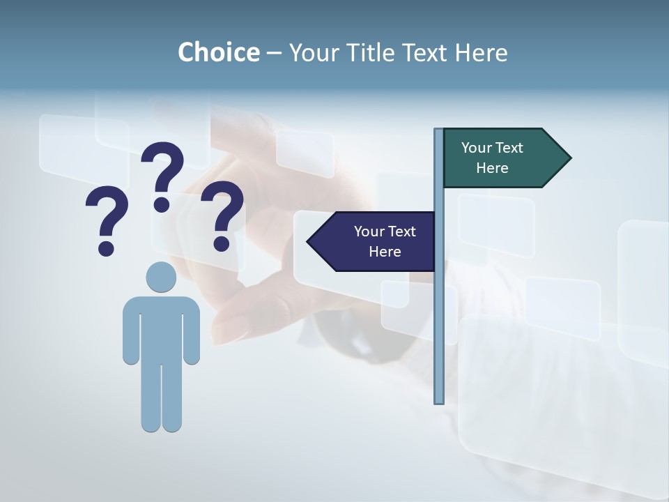 Push Futuristic Virtual PowerPoint Template