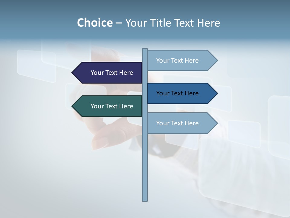 Push Futuristic Virtual PowerPoint Template