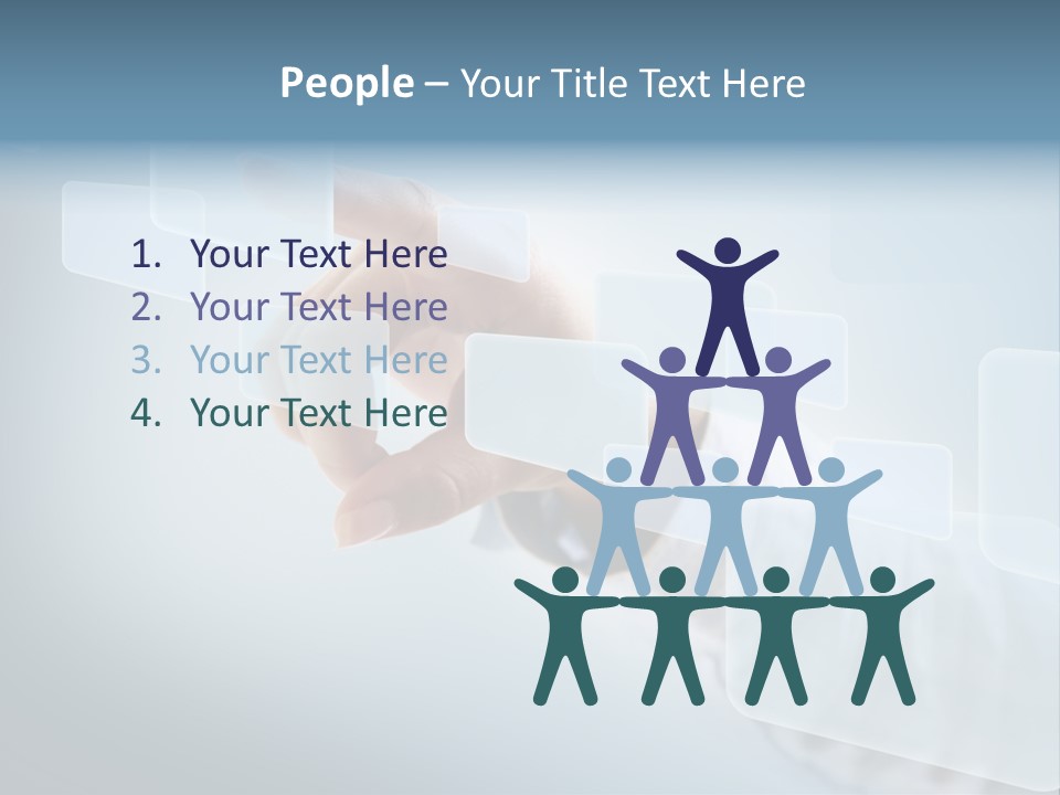Push Futuristic Virtual PowerPoint Template