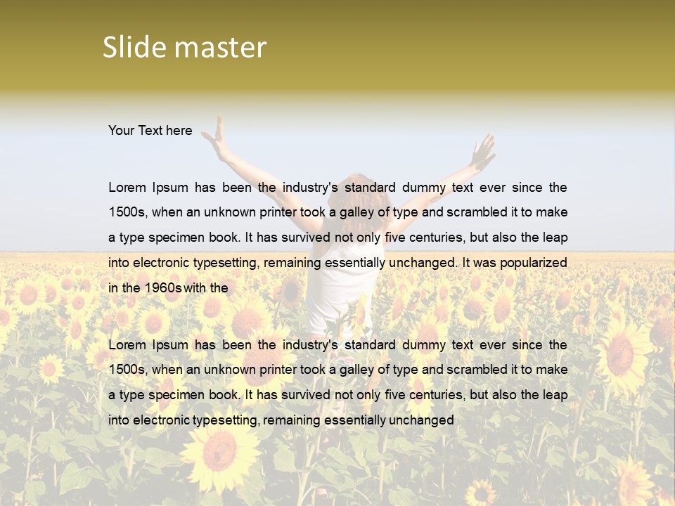 Natural Fashion Clean PowerPoint Template