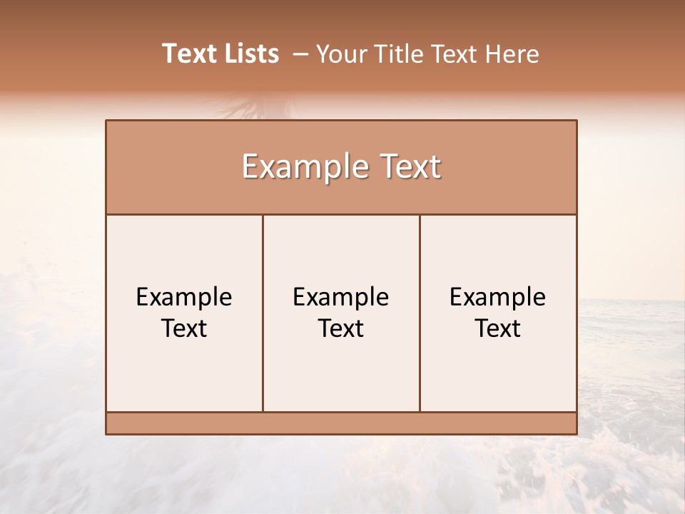 Sunlight Woman Girl PowerPoint Template