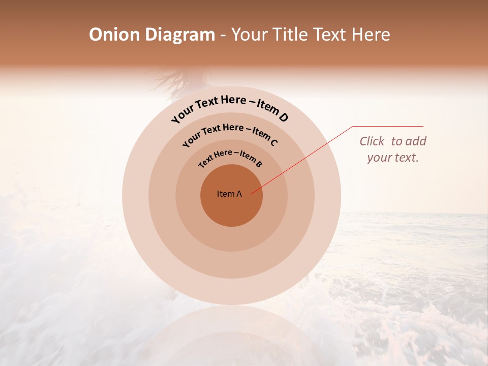 Sunlight Woman Girl PowerPoint Template